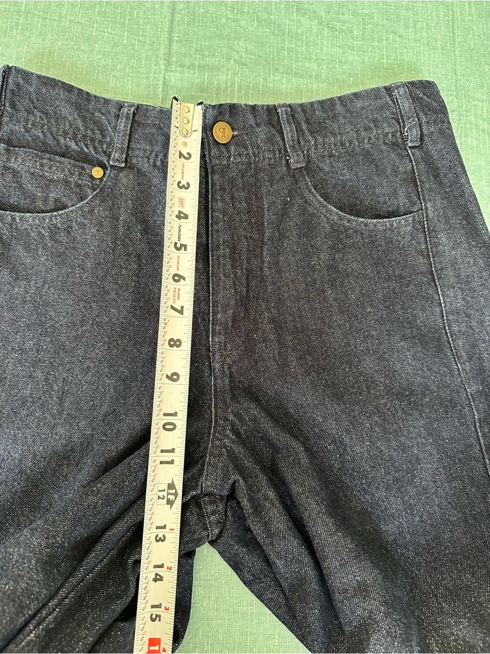 The Adi Mid-Rise Relaxed Flare Pants by Pilcro: Sparkle Edition size 28 - Picture 13 of 15